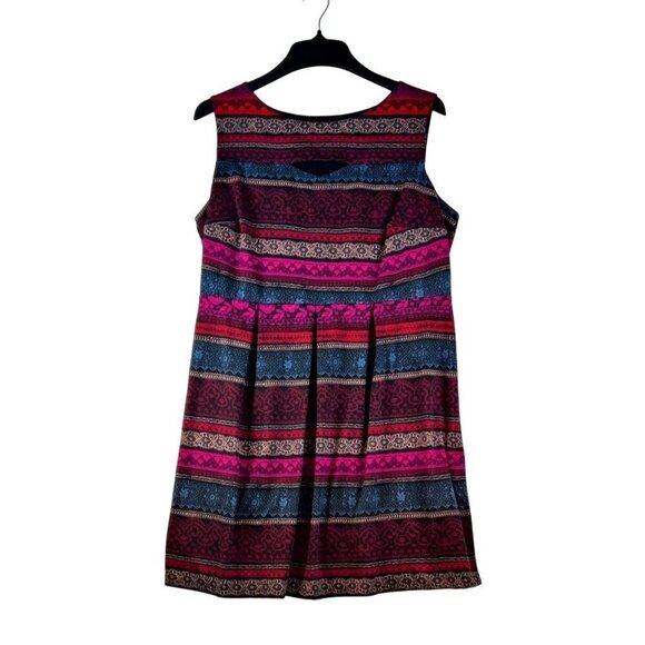 Enfocus Studio Dresses & Skirts - Sleeveless Shift Dress sz S by Enfocus Studio Multi-Color Weave Career Wear